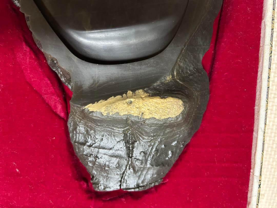 未使用 美品 徐公硯 箱付き 大きい硯 楚图南 中国美術 ビンテージ 収集品