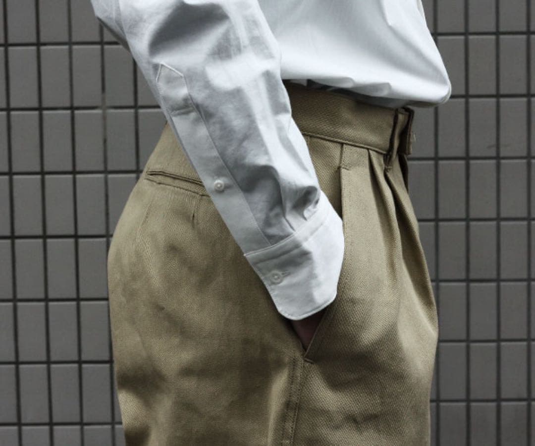 ☆新品未使用☆SCYE BASICS セルビッジチノ 2タック サイズ40