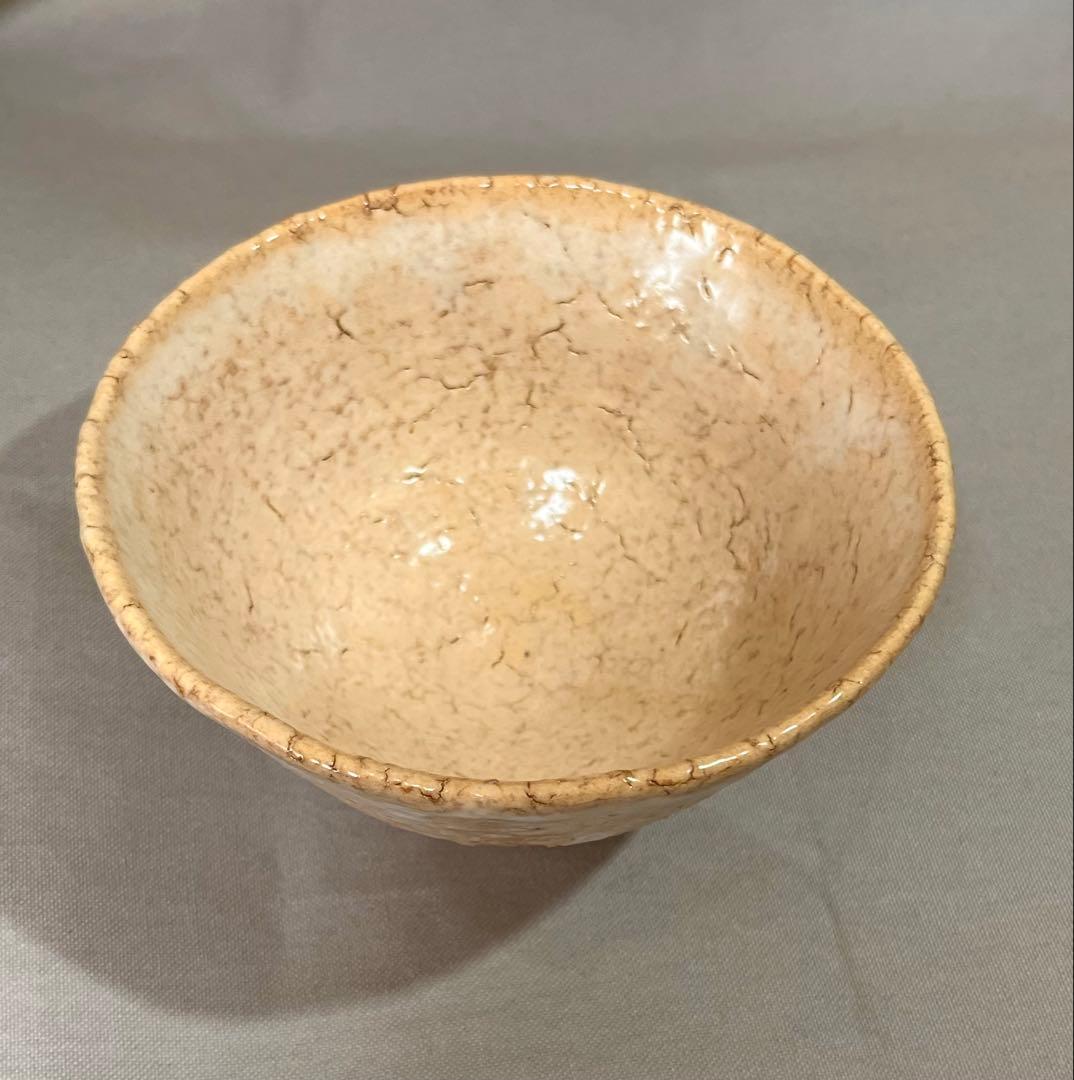 萩焼 抹茶碗 草添窯 赤瀬清泉作