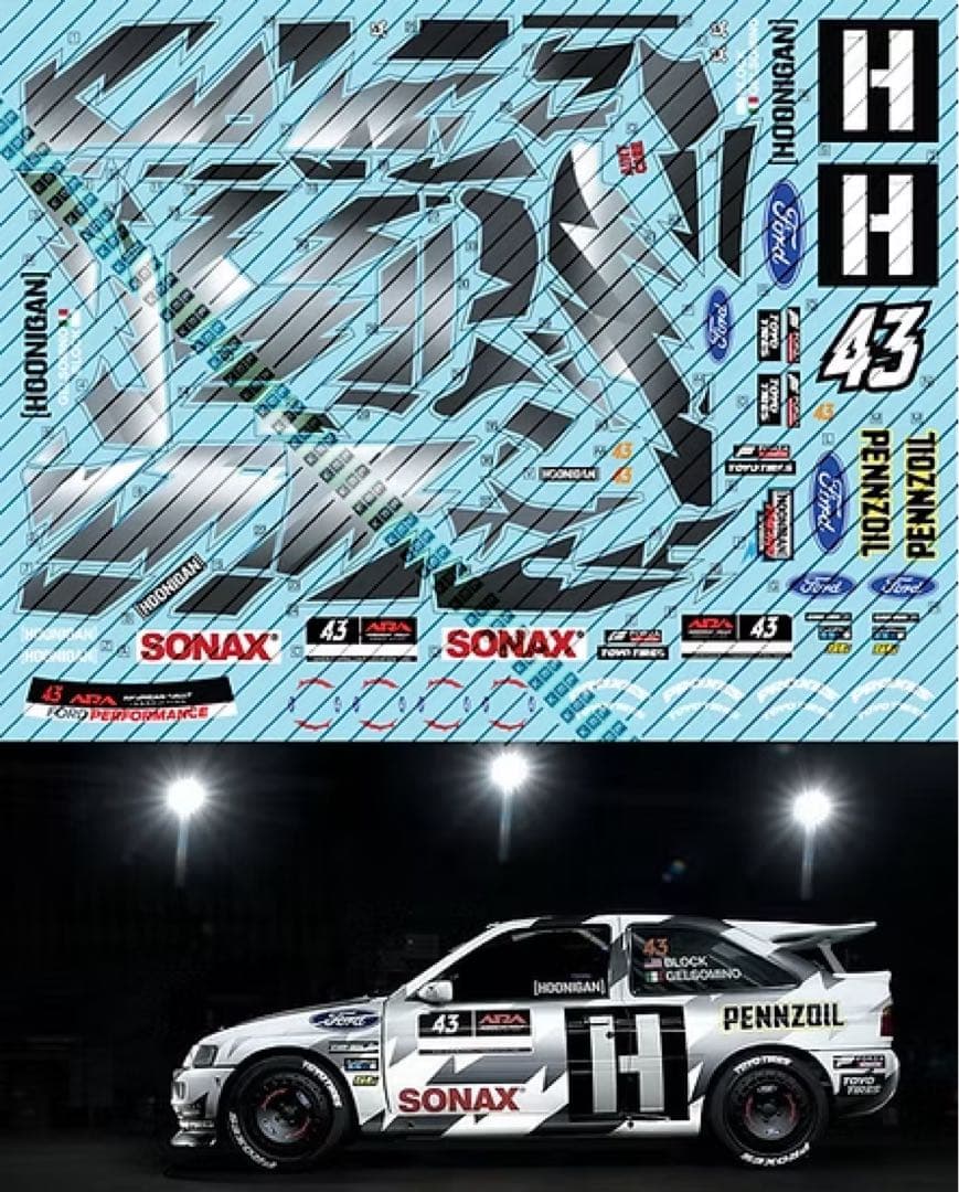 フォードエスコート RSコスワース wrc 1995・KMP TK24023 - メルカリ