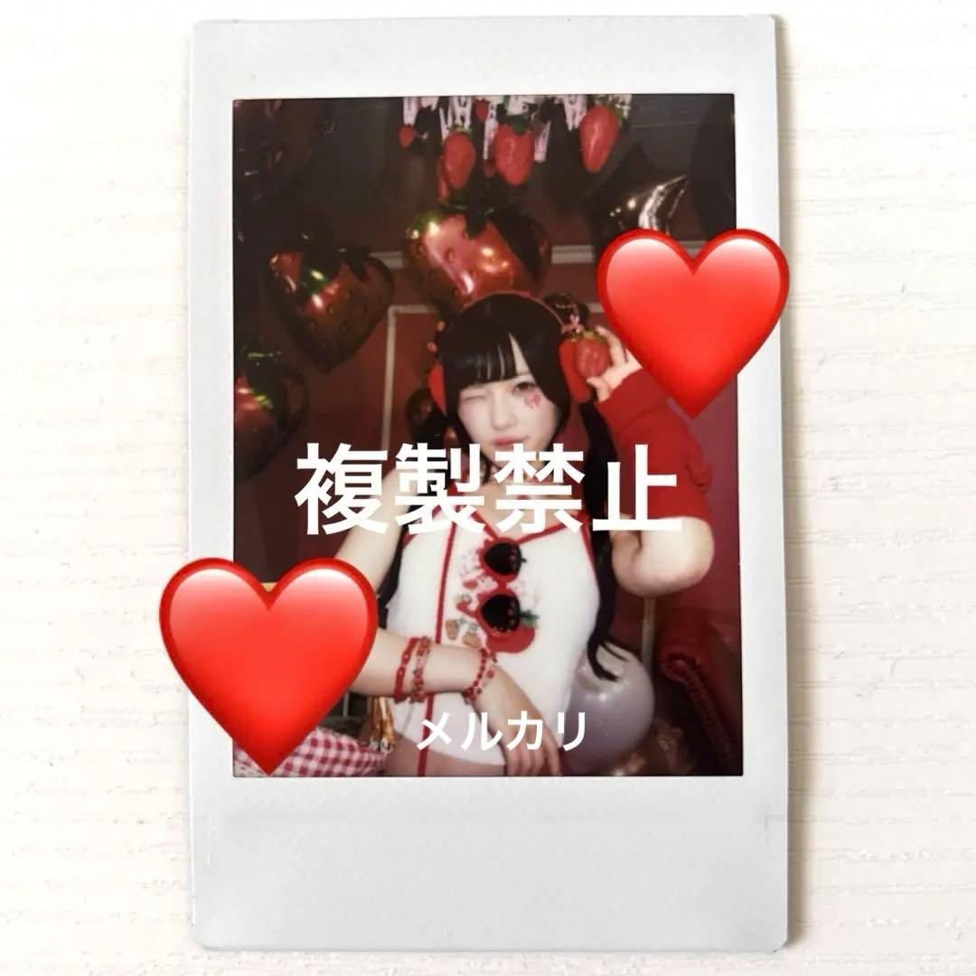 きゅるりんってしてみて 逃げ水あむ チェキ チームいちご - メルカリ