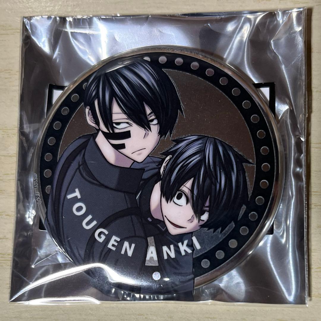 桃源暗鬼 ファボテリア characha メタル缶バッジ 無陀野無人 淀川真澄