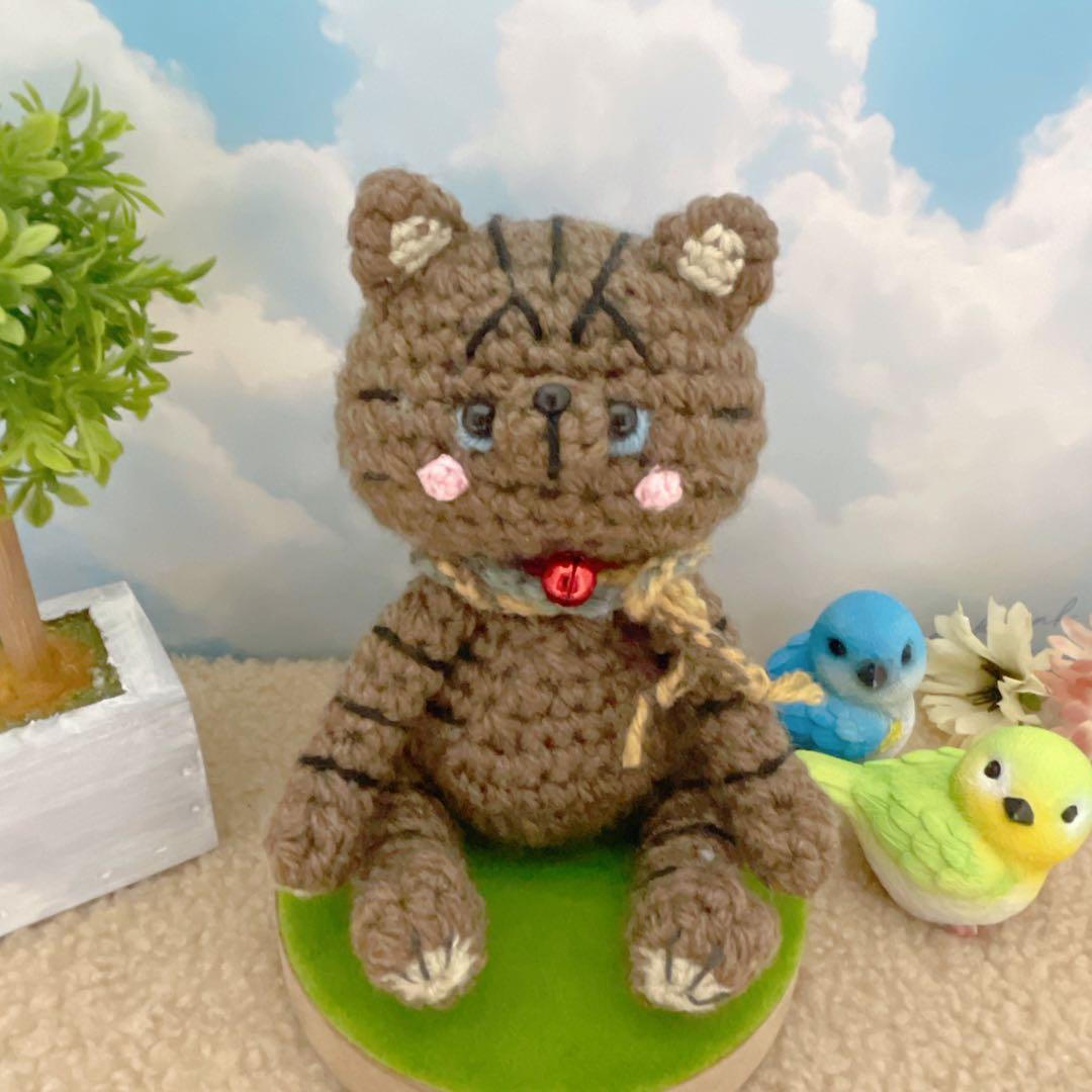 あみぐるみ　リボンハートとPUUCUトラちゃんキーホルダー☺︎他２点