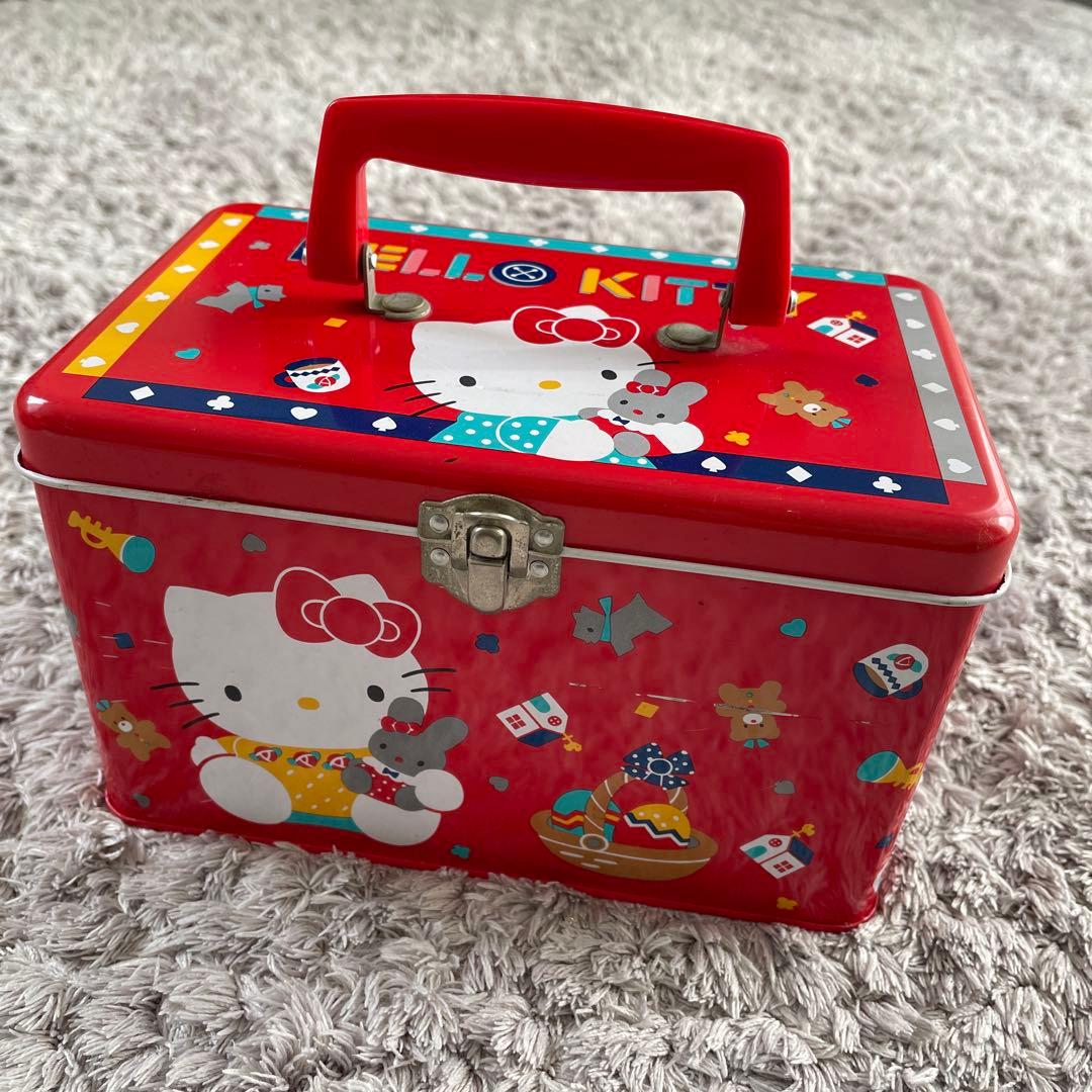 80-90年製 サンリオ キティちゃんレトロ収納缶 - メルカリ