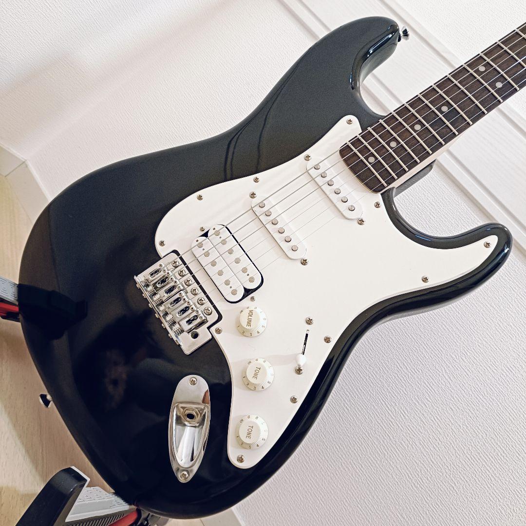 メンテ済｜Squier ストラトキャスター ブラック エレキギター