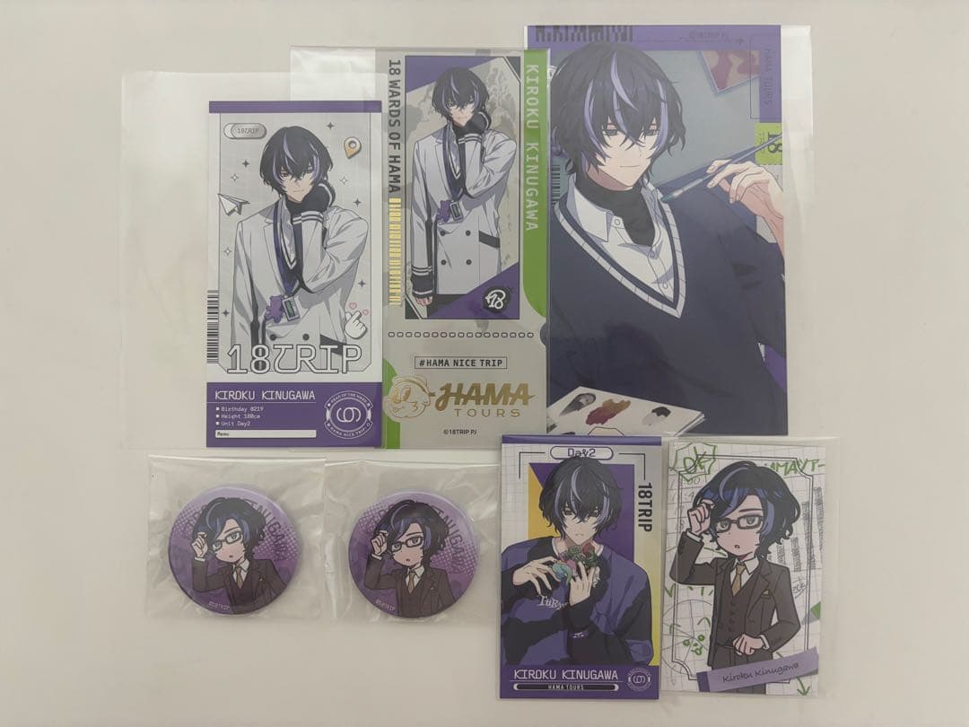 18TRIP エイトリ 衣川季肋 缶バッジ 紙類 - メルカリ