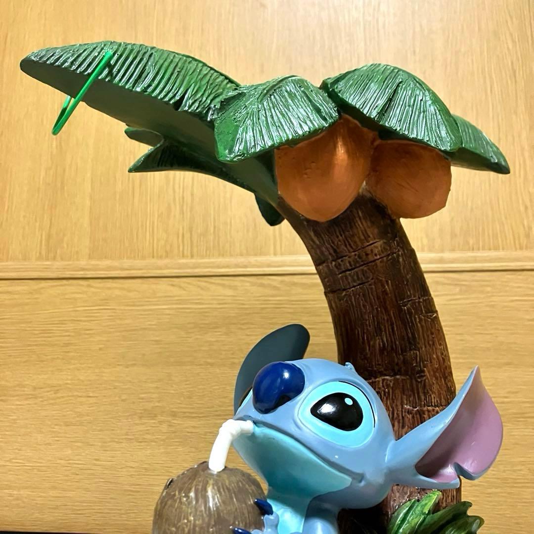 加藤工芸】ディズニー スティッチ ソーラーライト フィギュア 置物