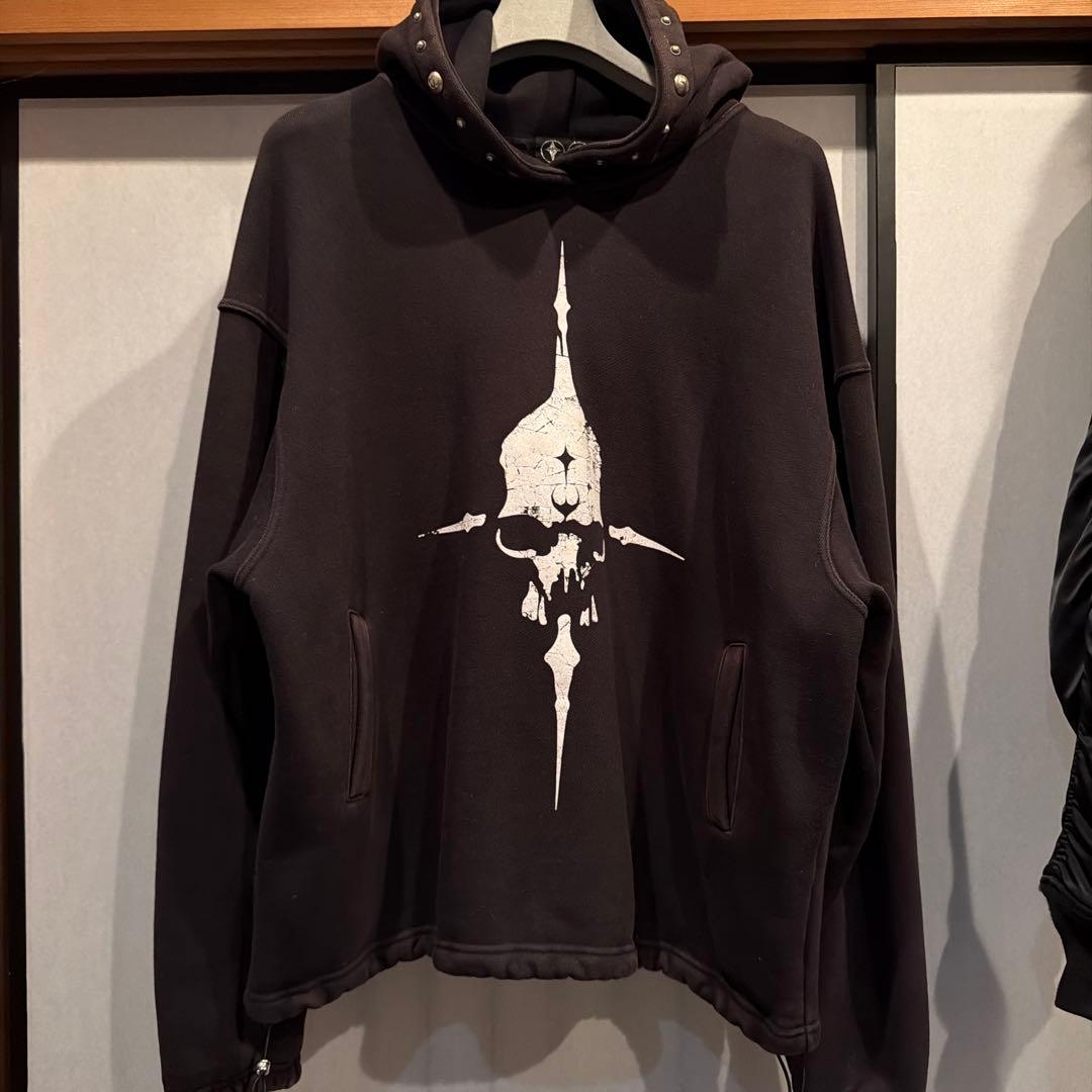 THUG CLUB パーカー Peace Stud Hoodieブラック
