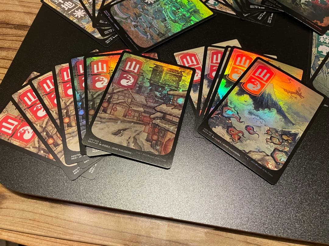 神河 輝ける世界 基本土地 フルアート全66枚セット＋おまけ