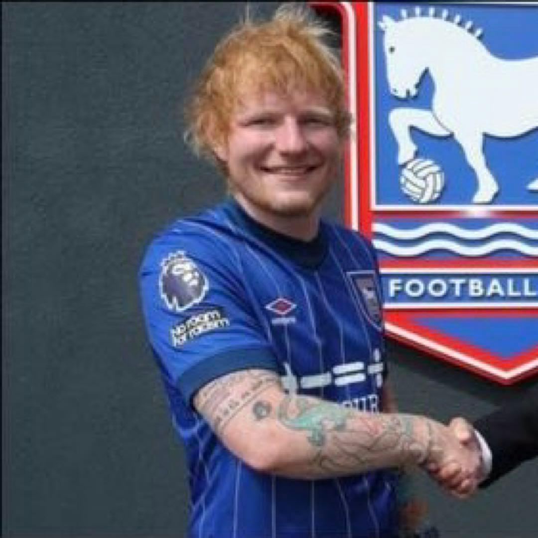 新品・レア品】Ed Sheeran イプスウィッチ・タウンFC ユニ サイズL