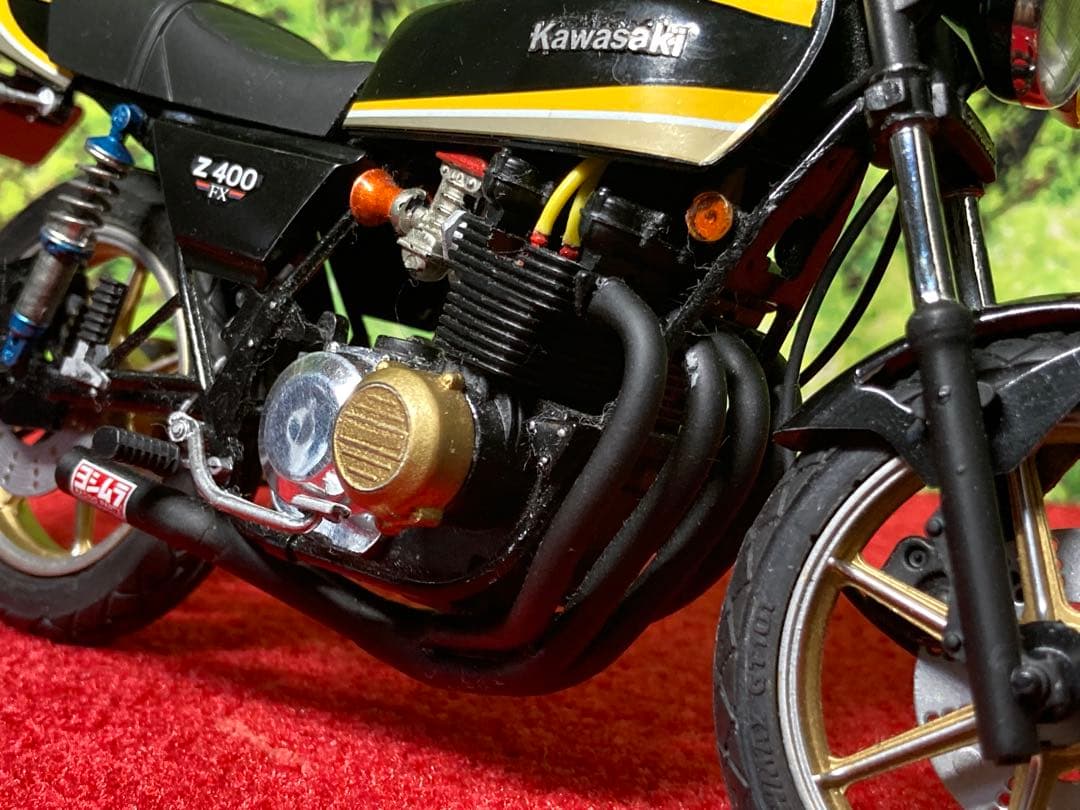 え？さん専用アオシマ☆Z400FXタイガーカラー製作品(素人作品