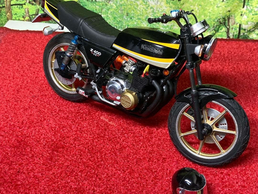 え？さん専用アオシマ☆Z400FXタイガーカラー製作品(素人作品