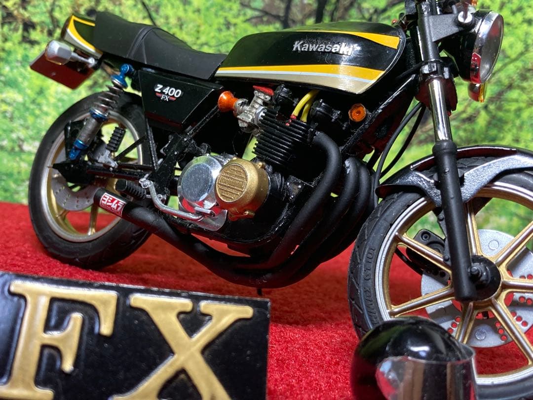 え？さん専用アオシマ☆Z400FXタイガーカラー製作品(素人作品)☆