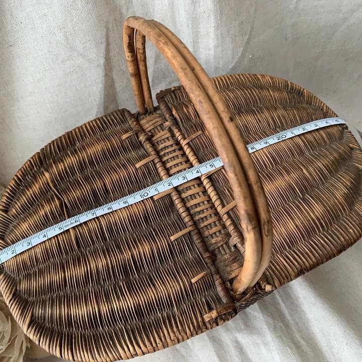 フランスアンティーク バスケット プッペンパニエ 大きなかご ディスプレイ