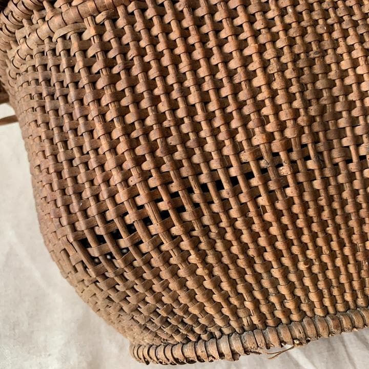 フランスアンティーク バスケット プッペンパニエ 大きなかご ディスプレイ