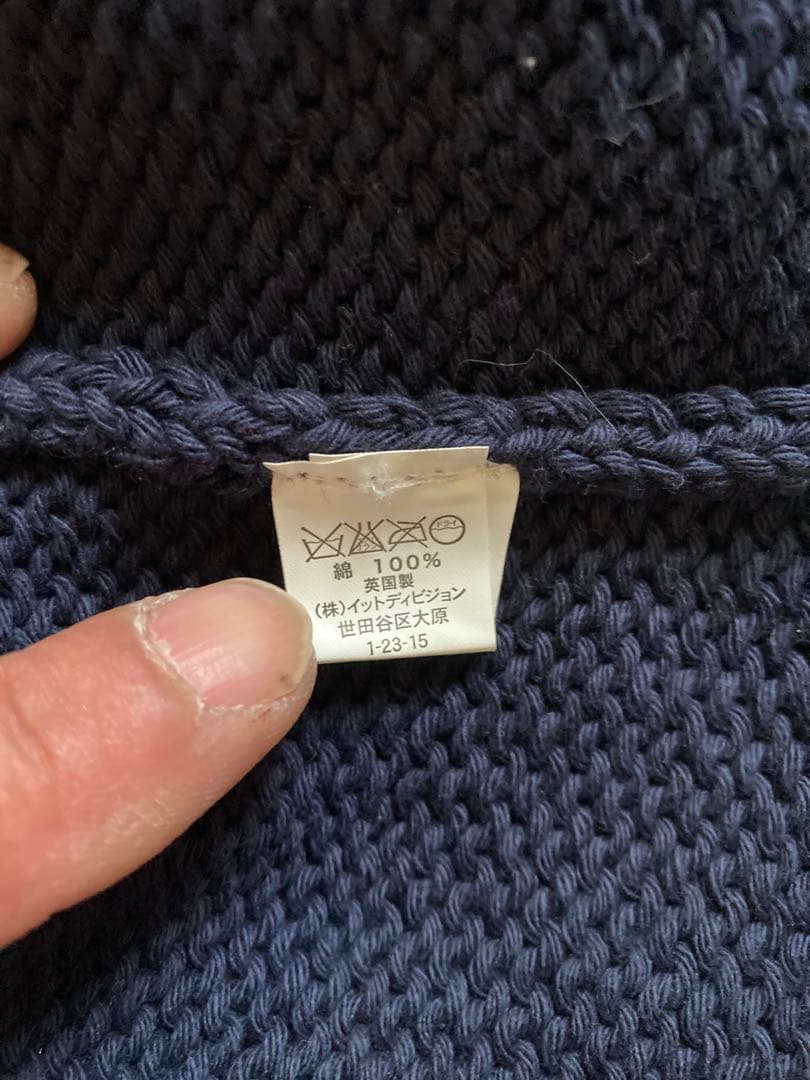 INVERALLAN ウールベスト　未使用品 ハンドメイド　スコットランド製