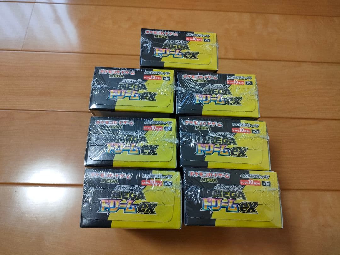 ポケモンカード MEGAドリーム EX 7box シュリンク付き