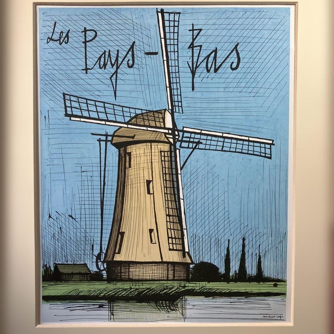 リトポスター 「ビュッフェ展OSAKA TOKYO ギャルリーためなが」