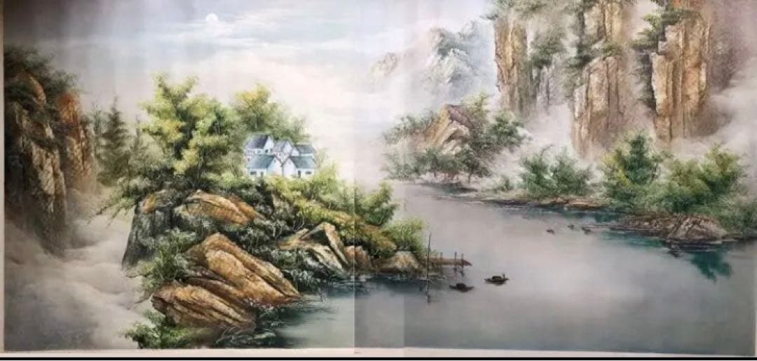 山水画 桂林　霍娜作品
