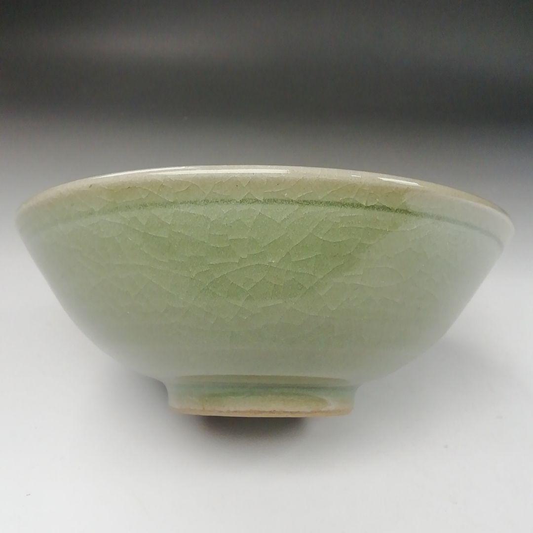 T400 茶碗 『高麗写 平茶碗』『清峰 造』 共箱 抹茶碗 茶道具