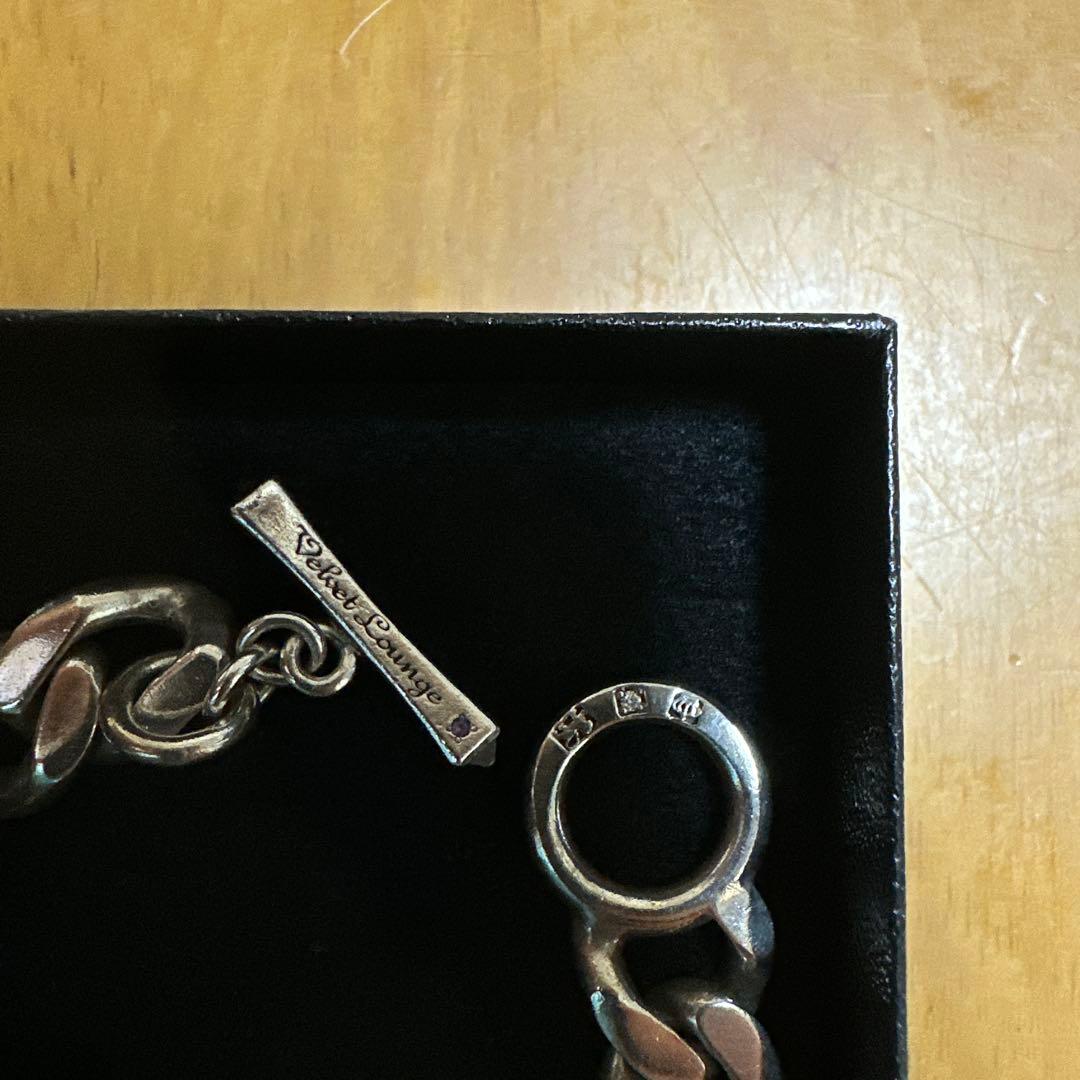 シルバー925 ブレスレット　ダイヤ石　velvet lounge