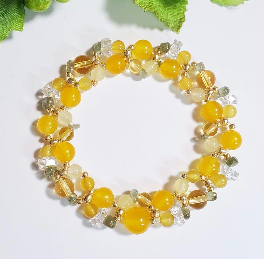 ふなえる様 専用】天然石ブレスレット 3点