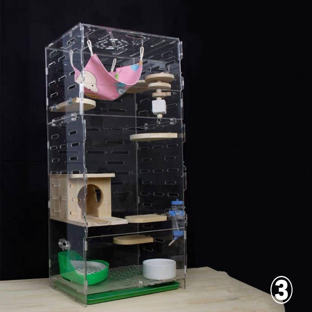 アクリルケージ ケージ90(41×31×90cm) 小動物用 チンチラ モモンガの