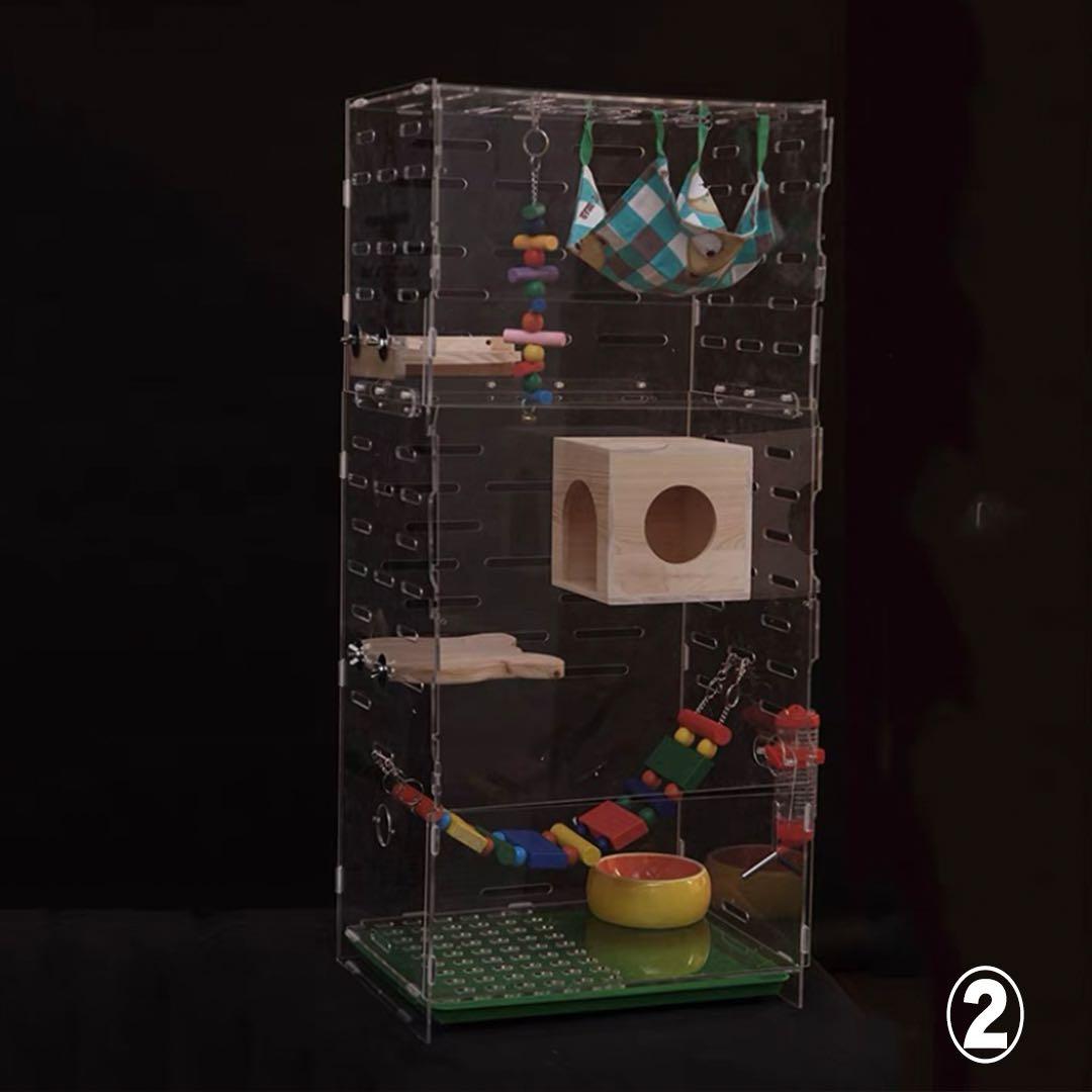 アクリルケージ ケージ90(41×31×90cm) 小動物用 チンチラ モモンガの