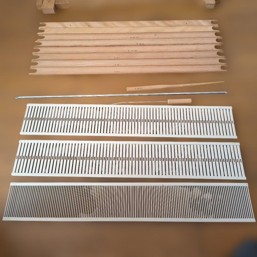 カランコLAタイプ ➕カランコ整経台➕綜絖筬スペアセット➕手織りを楽しむ本