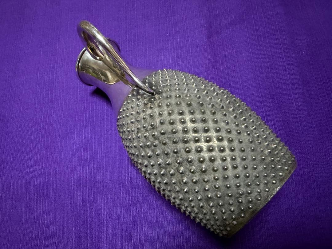 純銀 刻印 燗銚子 銚子 霰徳利 106g（ 花瓶一輪挿し酒器銀杯silver