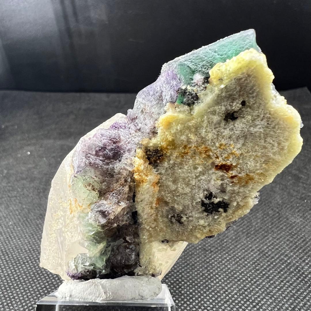 ナミビア エロンゴ産 クォーツ共生フローライト キャビネットサイズ