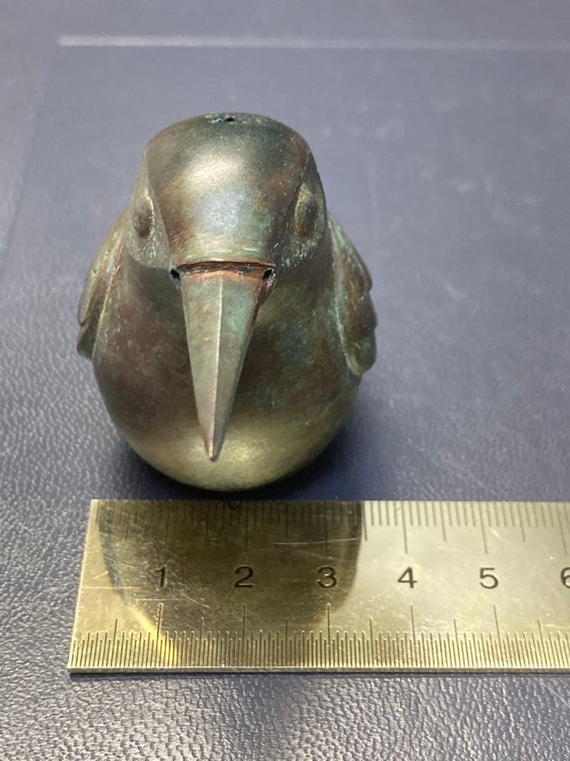 銅器 現代工芸 表勝一作 鳥 かわせみ 山室源 山室百世 金工 鋳銅 鳥