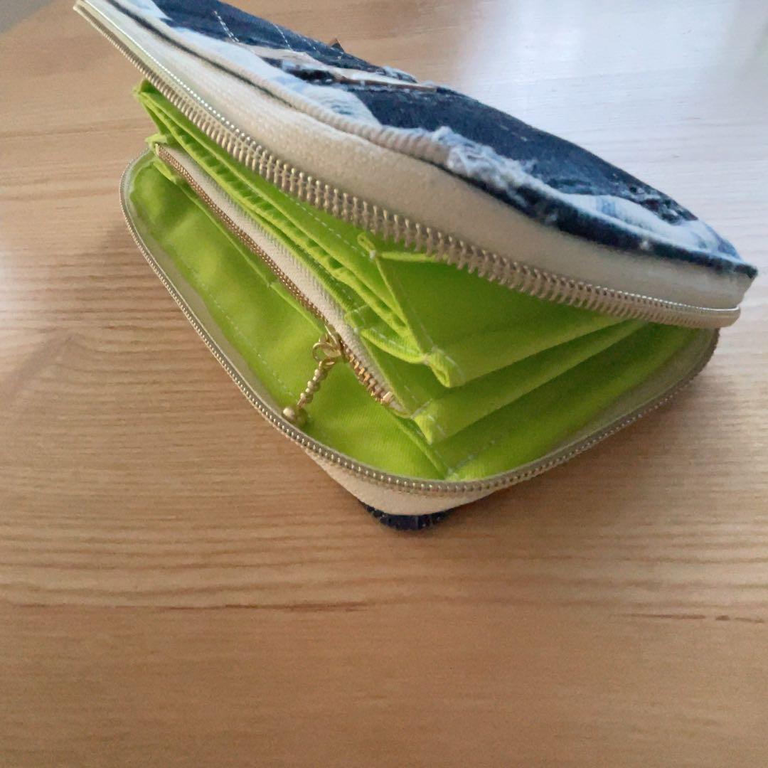 専用10/1までお取り置き デニム リメイク ウォレット Ｎｏ．3