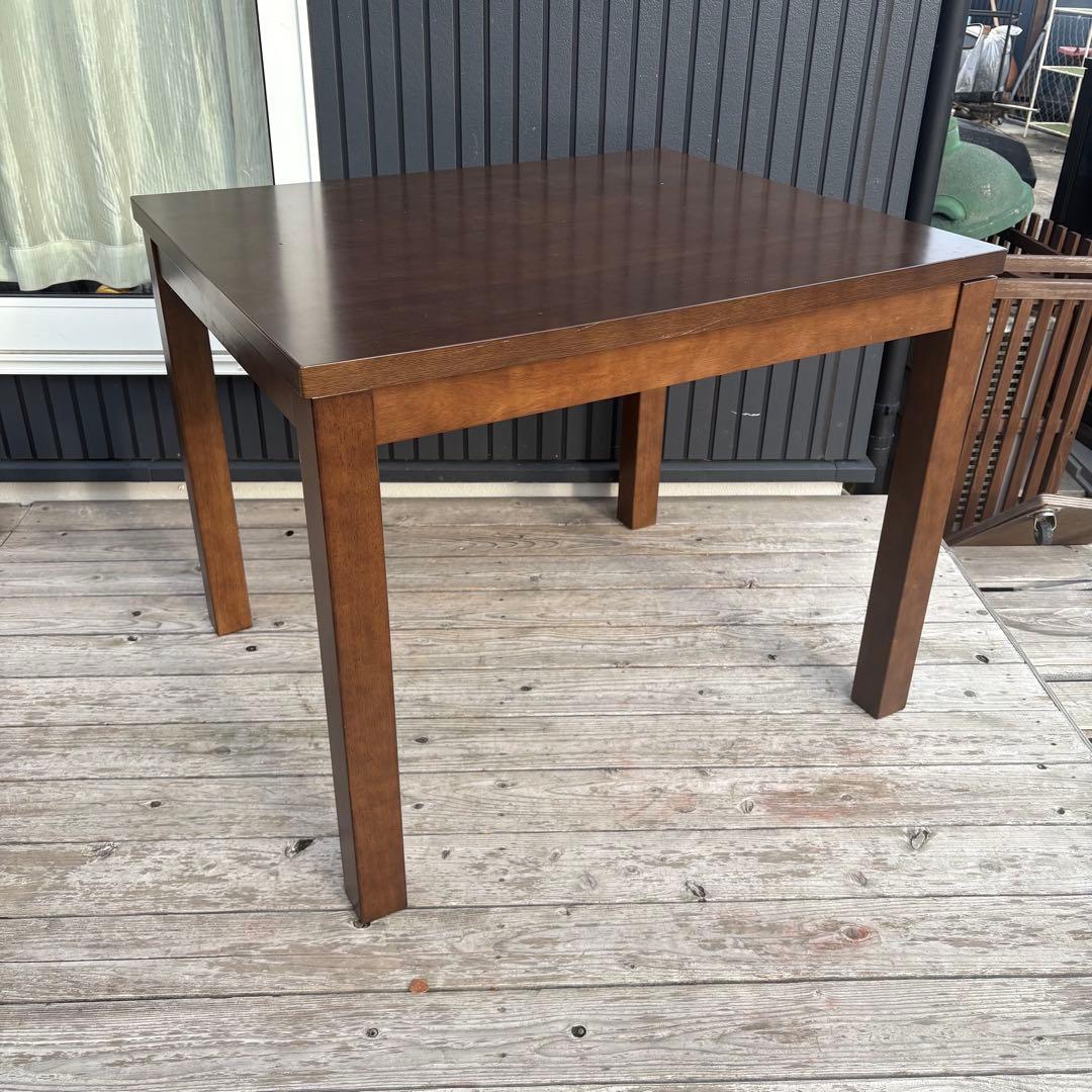 山善 木製 ダイニングコタツテーブル デスクこたつ こたつ布団セット