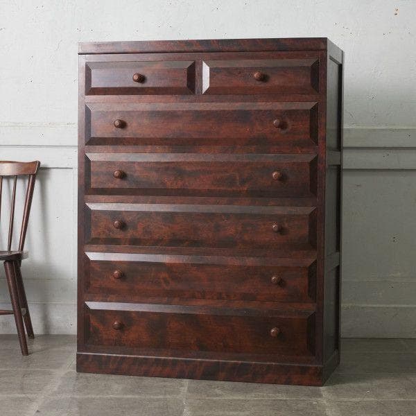 80906☆松本民芸家具 D型 整理タンス Ⅰ 箪笥 ミズメザクラ チェスト