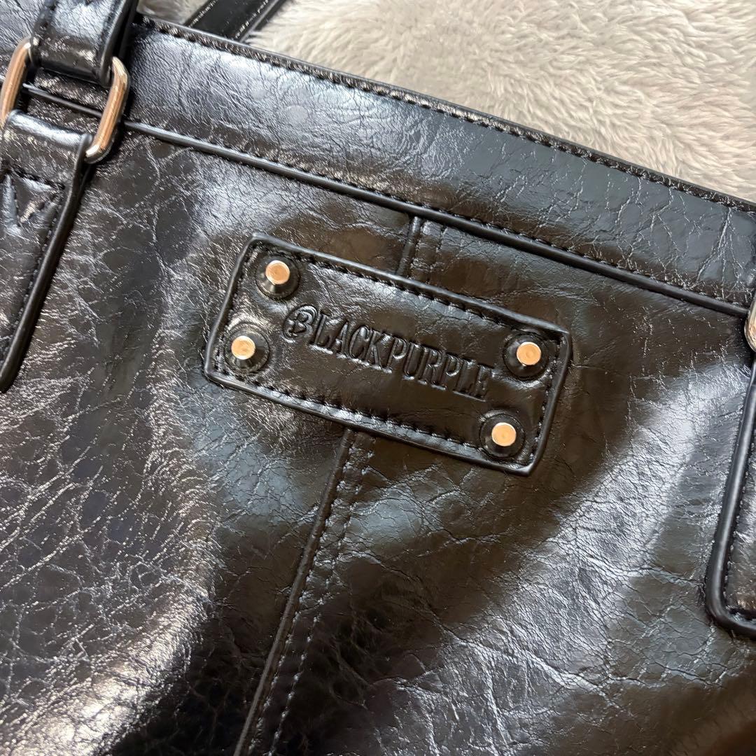 BLACK PURPLE ブラックパープル ショルダーバッグ