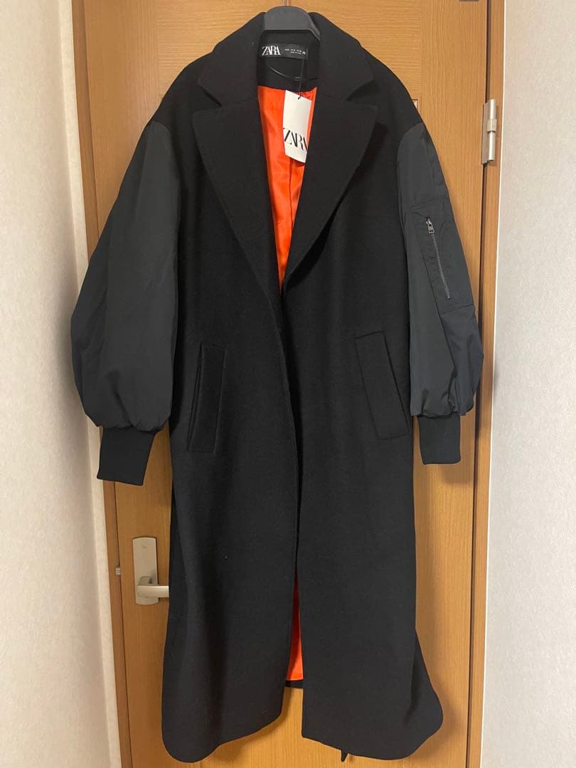 ZARA ZARA マッチングボンバーコート S タグ付き マッチングボンバー
