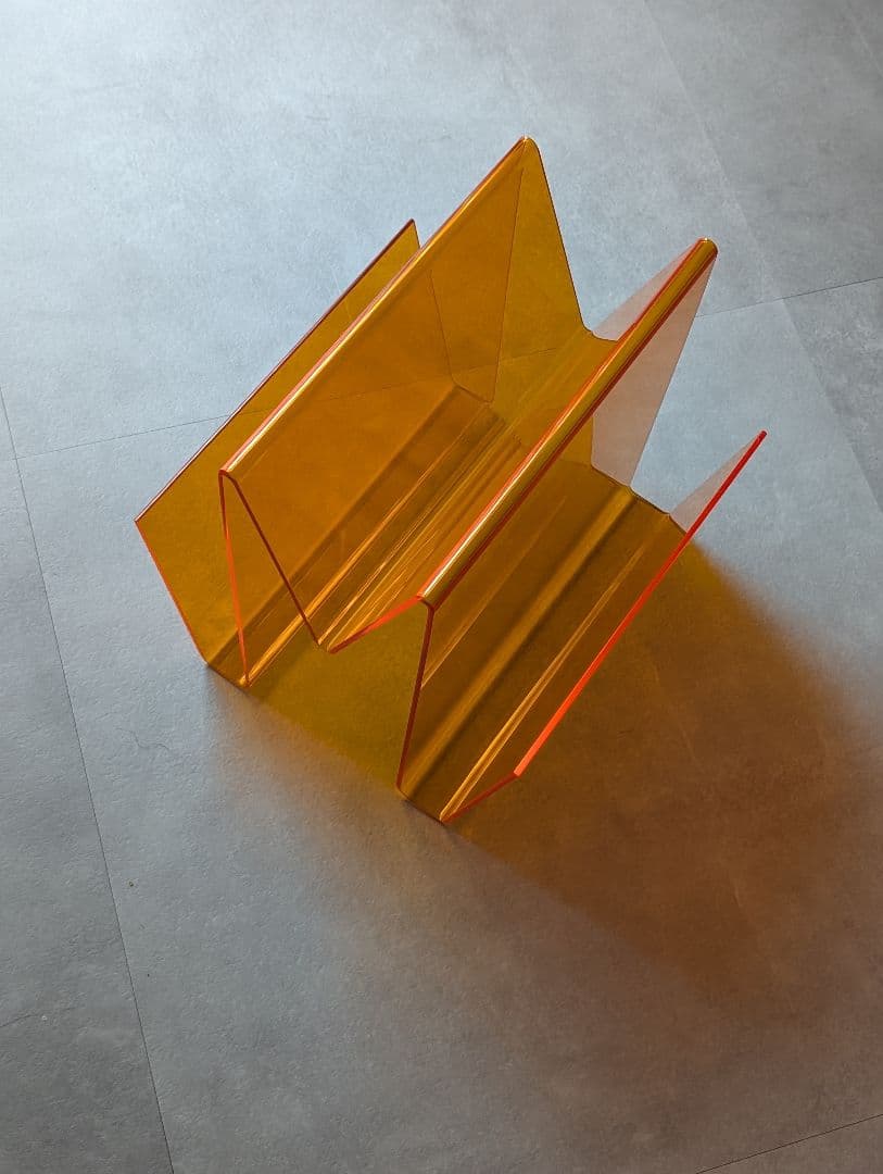 USED/スペースエイジ y2k アクリルマガジンラック space age