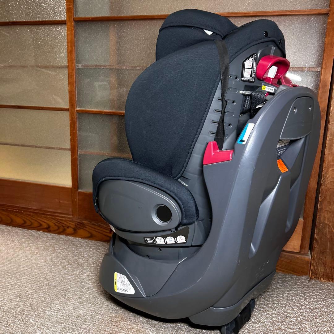 【良品】Aprica Deaturn Plus チャイルドシート ネイビー