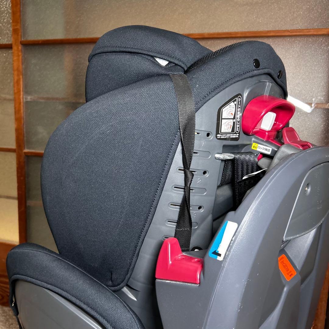 【良品】Aprica Deaturn Plus チャイルドシート ネイビー