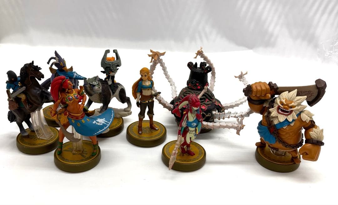amiibo 8点まとめ ゼルダの伝説 ブレスオブザワイルド リンク フィギュア