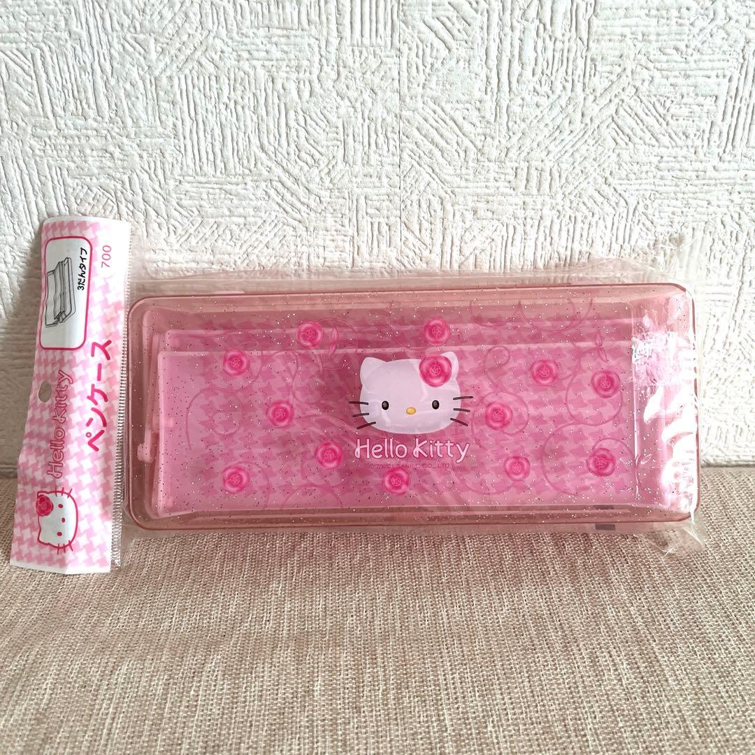 レア‼️ カメリア ローズキティ ペンケース ラメピンク 3段タイプ