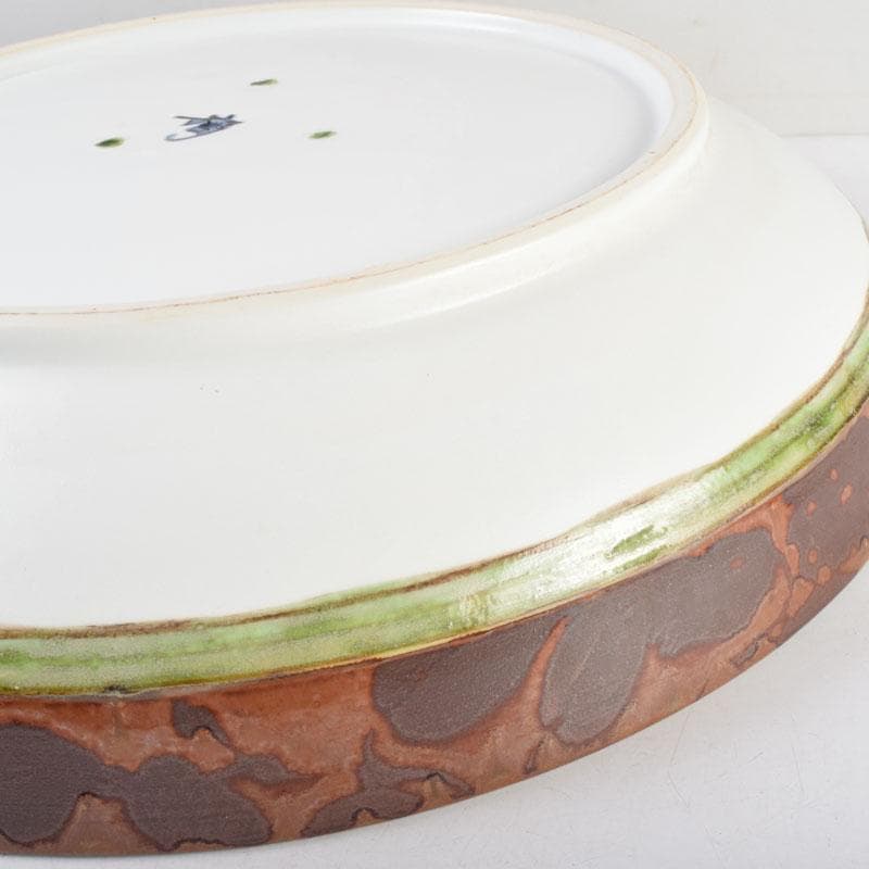 伝統工芸 豊福誠作 色絵 椿文 大鉢 共箱 V 8984A - メルカリ