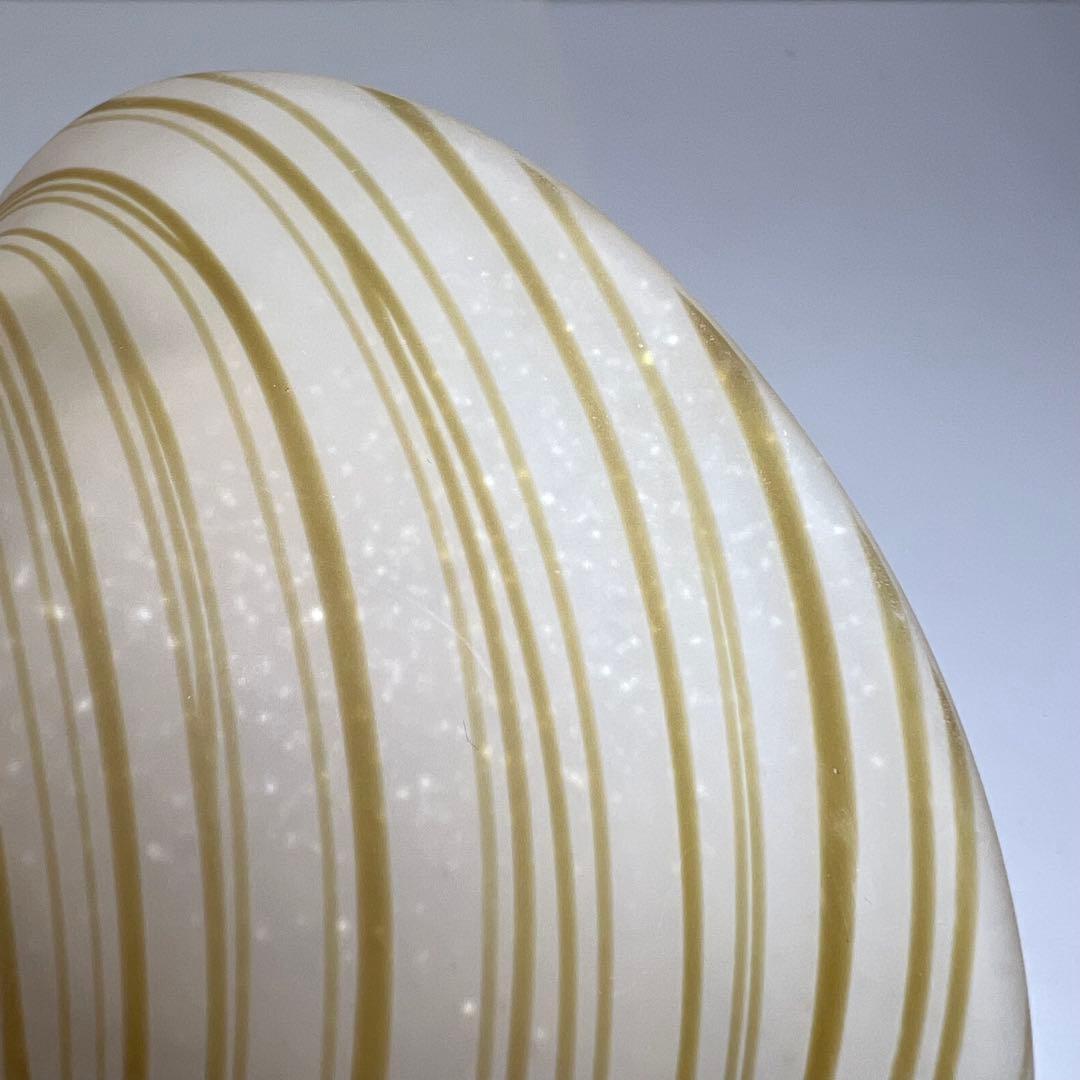 ☆茶③ 山下瑠風 義山 忍冬 ガラス 平茶碗 共箱 口径14.3