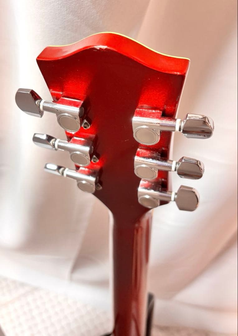 Prologue レスポールタイプ エレキギター レッド ソフトケース付き