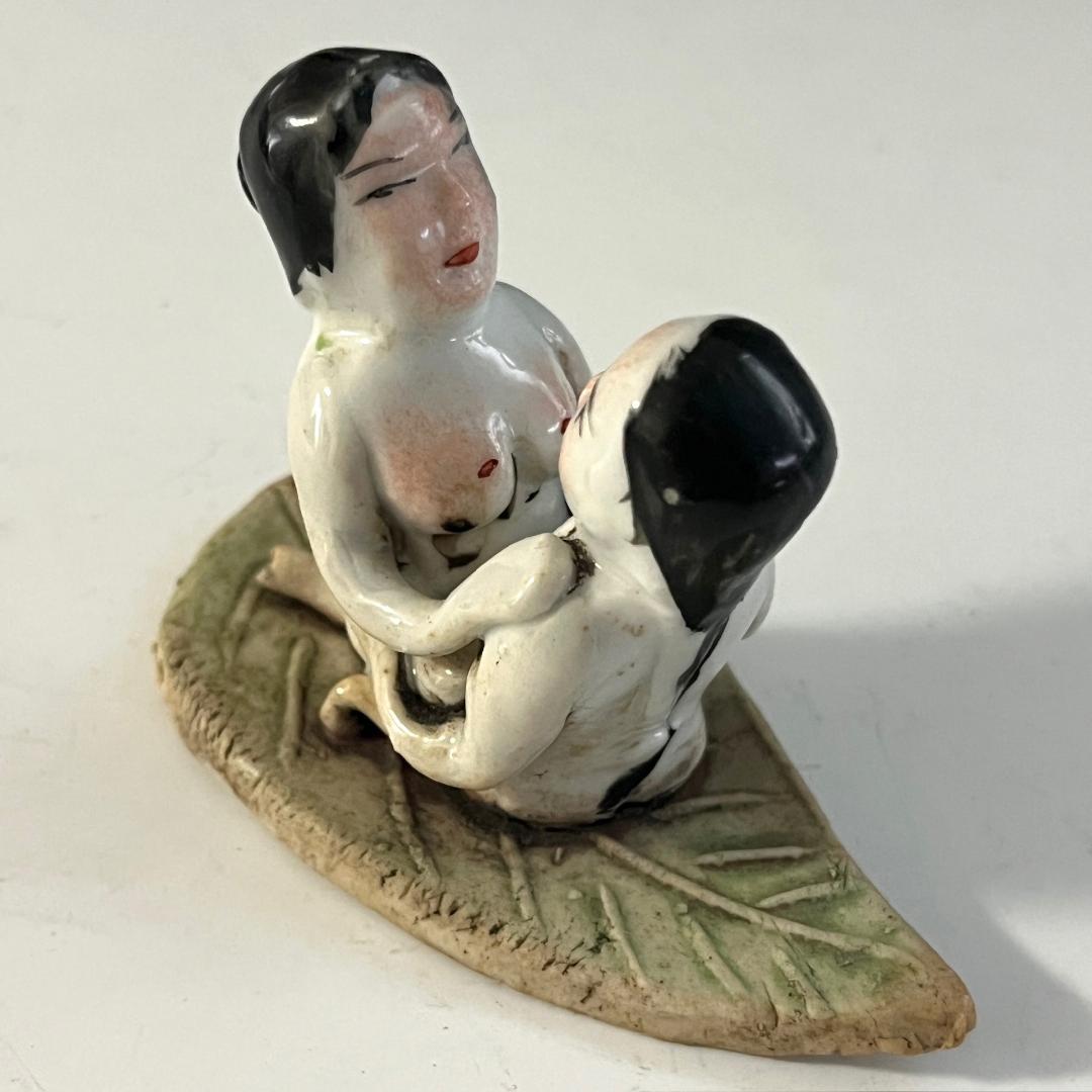 唐物 春画 色絵人物 春画人形 艶人形 中国美術 古玩 SN822a