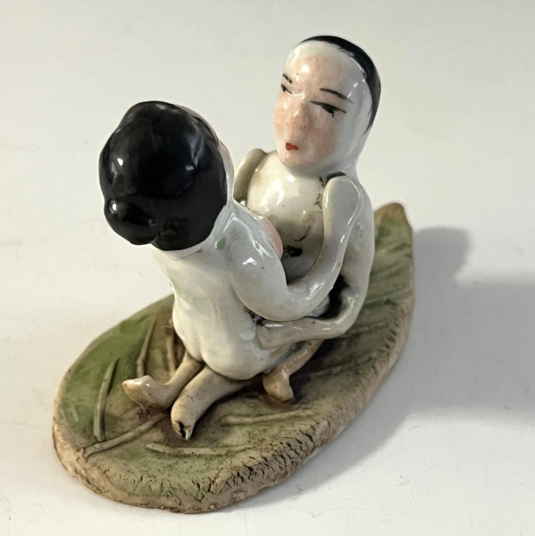 唐物 春画 色絵人物 春画人形 艶人形 中国美術 古玩 SN822a