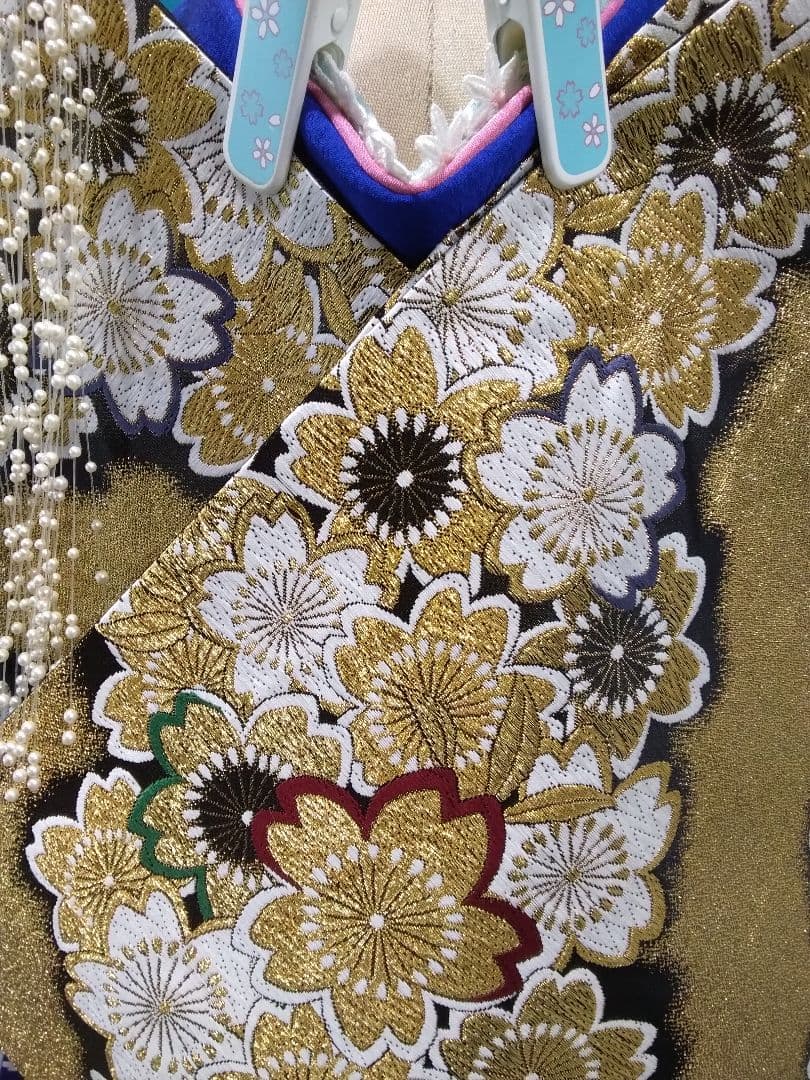 振袖フルセット、鈴乃屋、成人式、重ね衿、帯揚げ帯締め、西陣袋帯