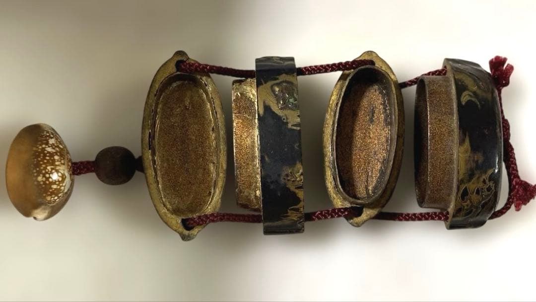 A-4 印籠 提物 金蒔絵 漆芸 漆器 古道具 アンティーク雑貨 美術品 工芸