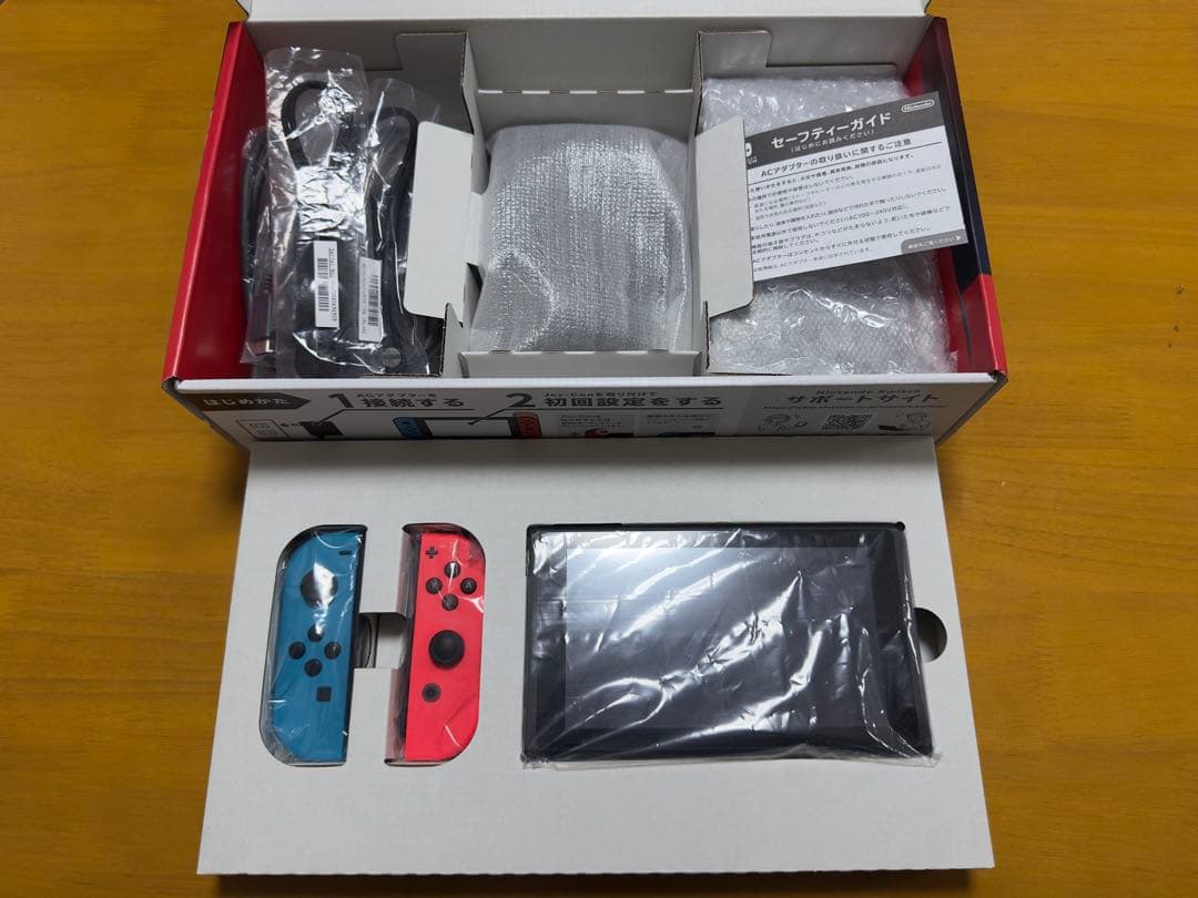 【バッテリー強化版】Nintendo Switch 本体 ネオン 付属品一式